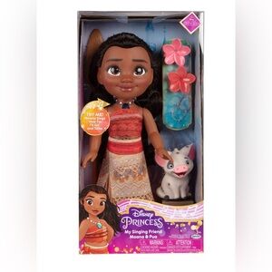 Disney Princess My Singing Friend Moana Toddler Doll with Pua